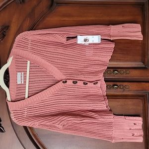 Urban Outfitters Crop Button Front Sweater. NWT